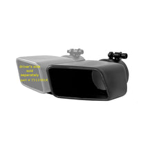 Load image into Gallery viewer, MBRP Universal Tip 4.75inx 3in Rectangle Angled Cut 3in O.D. inlet Pass. Side 7.375in length Black