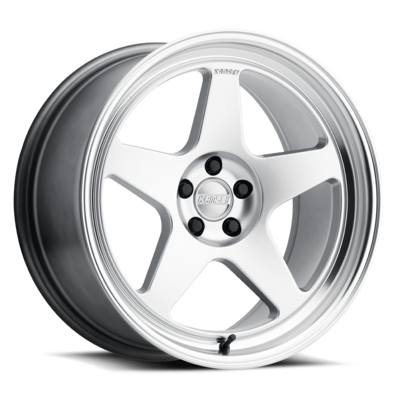 Kansei K12H Knp 19x10.5in / 5x112 BP / 22mm Offset / 66.56mm Bore - Hyper Silver Wheel