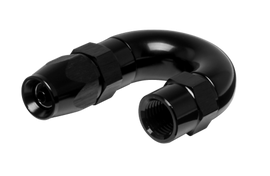 Vibrant -3AN 180 Degree High Flow Hose End Fitting for PTFE Lined Hose