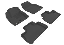 Load image into Gallery viewer, 3D MAXpider 2007-2014 Land Rover Lr2 Kagu 1st &amp; 2nd Row Floormats - Black