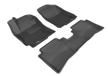 Load image into Gallery viewer, 3D MAXpider 2012-2017 Hyundai Accent Kagu 1st &amp; 2nd Row Floormats - Black