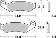 Load image into Gallery viewer, Brembo OE 90-96 Honda RVF RR (NC35) 400cc Brake Pad - Rear