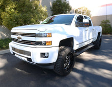 Load image into Gallery viewer, Go Rhino 15-19 Chev Silverado 2500HD/3500HD CC (Diesel) 4dr E-BOARD E1 Running Board Kit - Tex. Blk