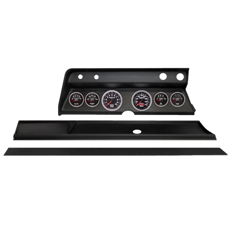 Autometer Sport-Comp II Direct Fit Dash Kit 1966 Chevy Chevelle (2 x 3-3/8in. / 4 x 2-1/16in.)