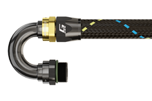 Load image into Gallery viewer, GReddy AN10 180 DEGREE ORB MALE BLACK/GOLD ANODIZED