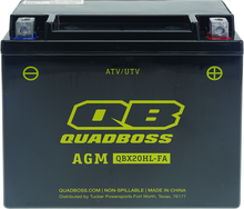 Load image into Gallery viewer, QuadBoss 13-16 Arctic Cat 450 Maintenance-Free AGM Battery