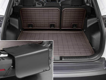 Load image into Gallery viewer, WeatherTech 21-26 Cadillac Escalade Behind Seating w/Bumper Protector SeatBack Cargo Liner - Cocoa