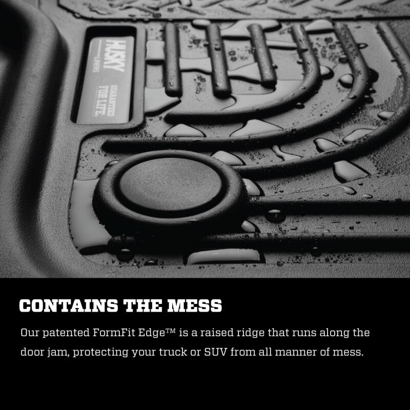Husky Liners 2024 Toyota Tacoma CC/DC (No Hybrid) Weatherbeater Front & 2nd Seat Floor Liners - Blk