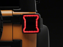 Load image into Gallery viewer, Raxiom 07-18 Jeep Wrangler JK Axial Series JL Style LED Tail Lights- Black Housing- Smoked Lens