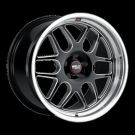 Weld Solana 20x9.5 / 5x127 BP / ET0 / 78.1mm Bore - Gloss Black MIL DIA Wheel