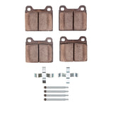DFC 73-74 Porsche 914/411/412 Front 5000 Advanced Semi Metallic Brake Pads and Hardware Kit