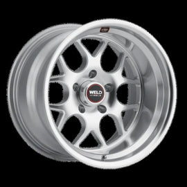 Weld Solana 20x9.5 / 6x135 / ET25 / 6.23 BS / 87.1 Bore - Gloss Silver Machined Wheel