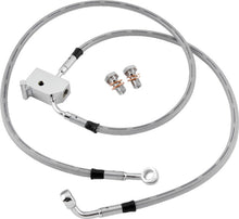 Load image into Gallery viewer, Twin Power 08-13 FLHR FLHT FLT Non ABS Models Stainless Steel Dot Brake Line Kit Rear Stock Length