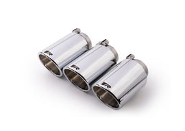 Remus 2018 Honda Civic Type-R FK8 2.0T 102mm Angled Chrome w/Adj Clamp Tail Pipe Set (Triple Tip)