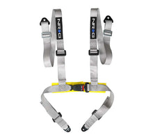 Load image into Gallery viewer, NRG 4 Point Seat Belt Harness / Buckle Lock - Silver