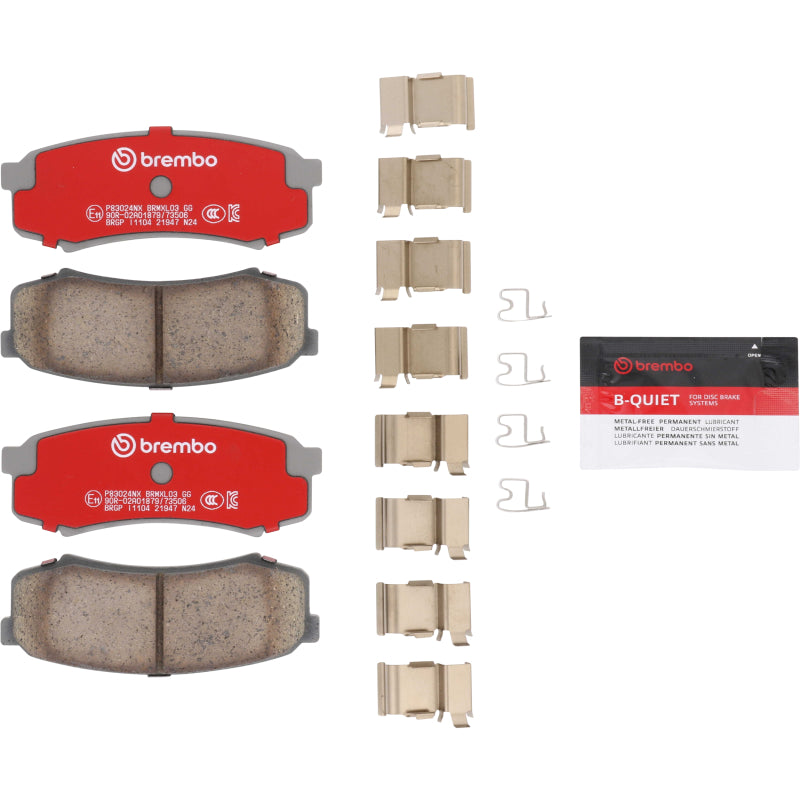 Brembo 05-18 Toyota FJ Cruiser (GSJ1) Xtra Ceramic Brake Pad - Rear