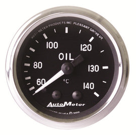 Autometer Cobra 2 1/16in 60-140 Deg Celcius Mechanical Oil Temperature Gauge