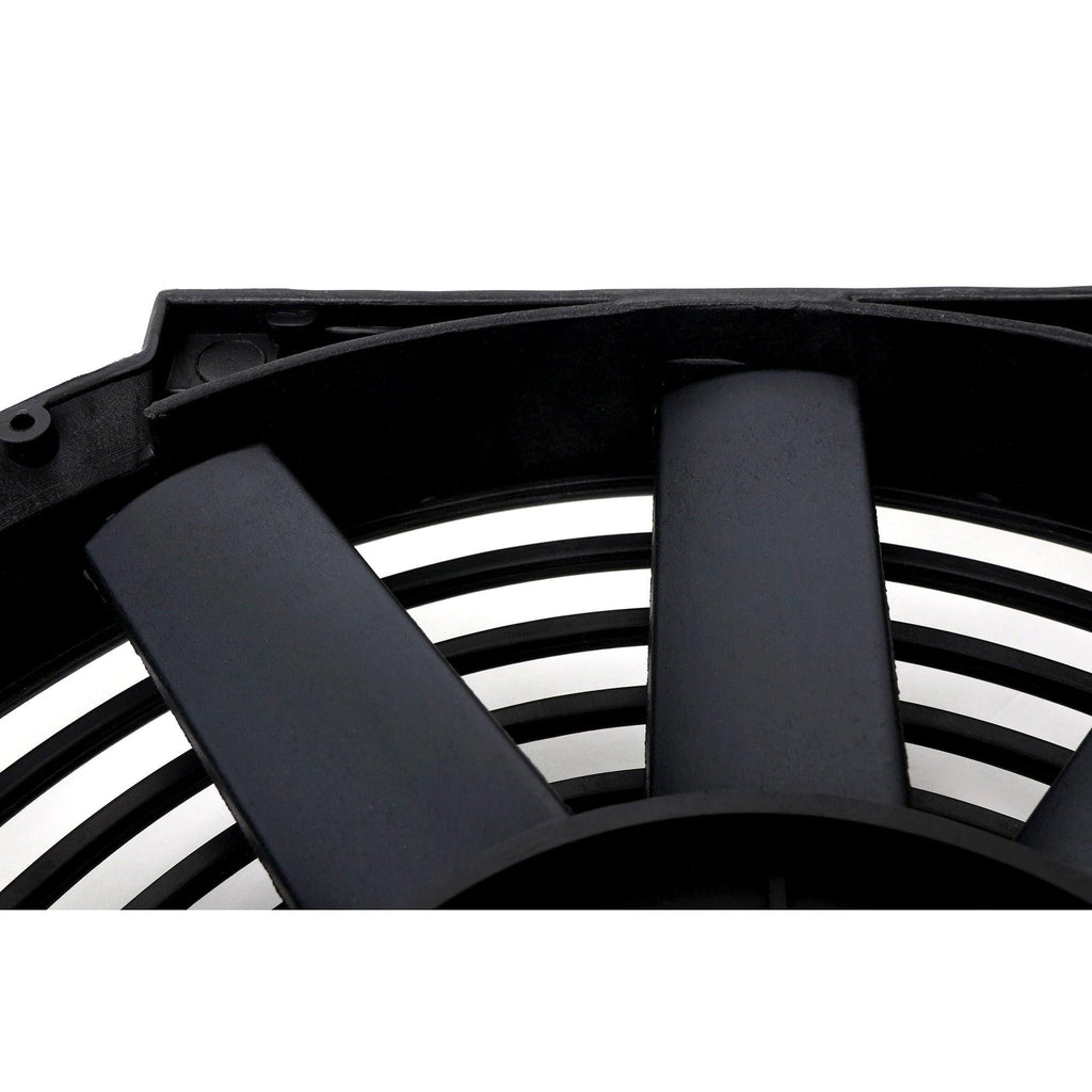 BLOX Racing Electric Slim Fan - 10" / 12" 120W - Straight Blade Black