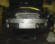 Load image into Gallery viewer, 2002-05 Audi A4 1.8T Sport Front Mount Intercooler Kit Polished FMIC/Black Piping (AU-FMIC002PB)