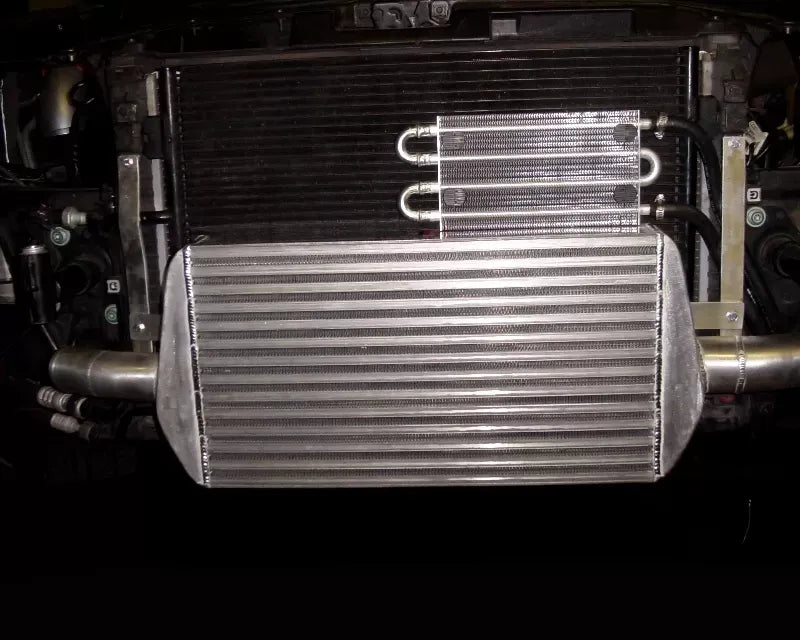 1996-01 Audi A4 1.8T Competition Front Mount Intercooler Kit Polished - Full Kit (AU-FMIC003P)