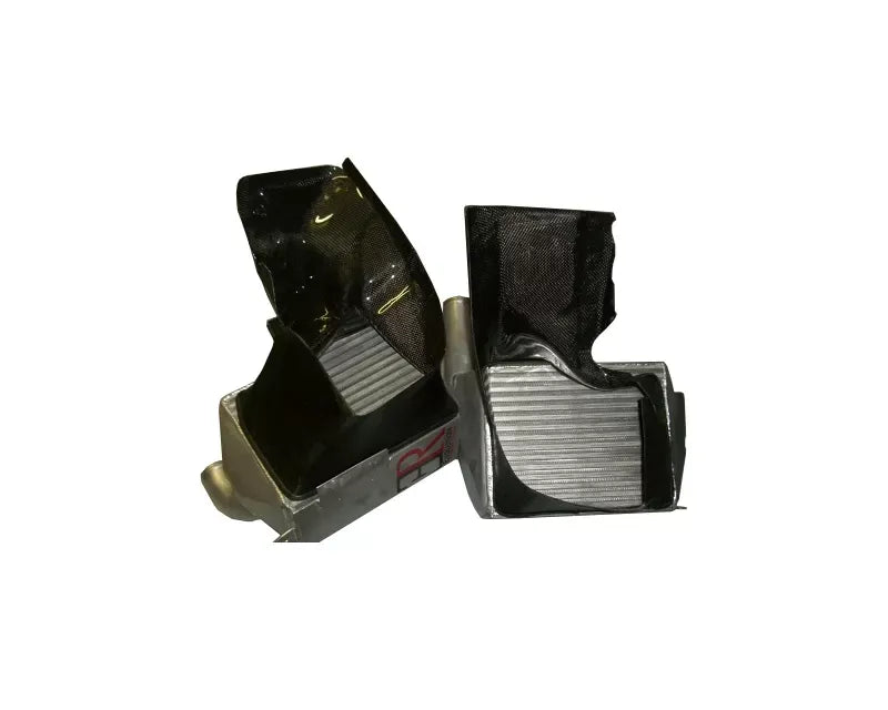2000-01 Audi S4 Tiptronic Sport Dual Side Mount Intercooler Kit  Brushed Finish - Full Kit (AU-SMIC001PA)
