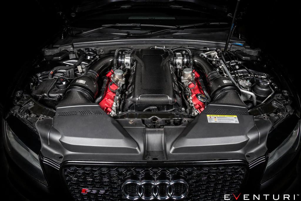 Eventuri B8 RS4 RS5 Black Carbon Engine Cover - EVE-RS5-CF-ENG - Image 2