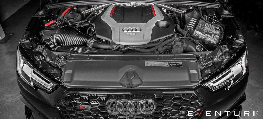 Eventuri B9 S4 S5 Black Carbon Intake - EVE-B9S5-CF-INT