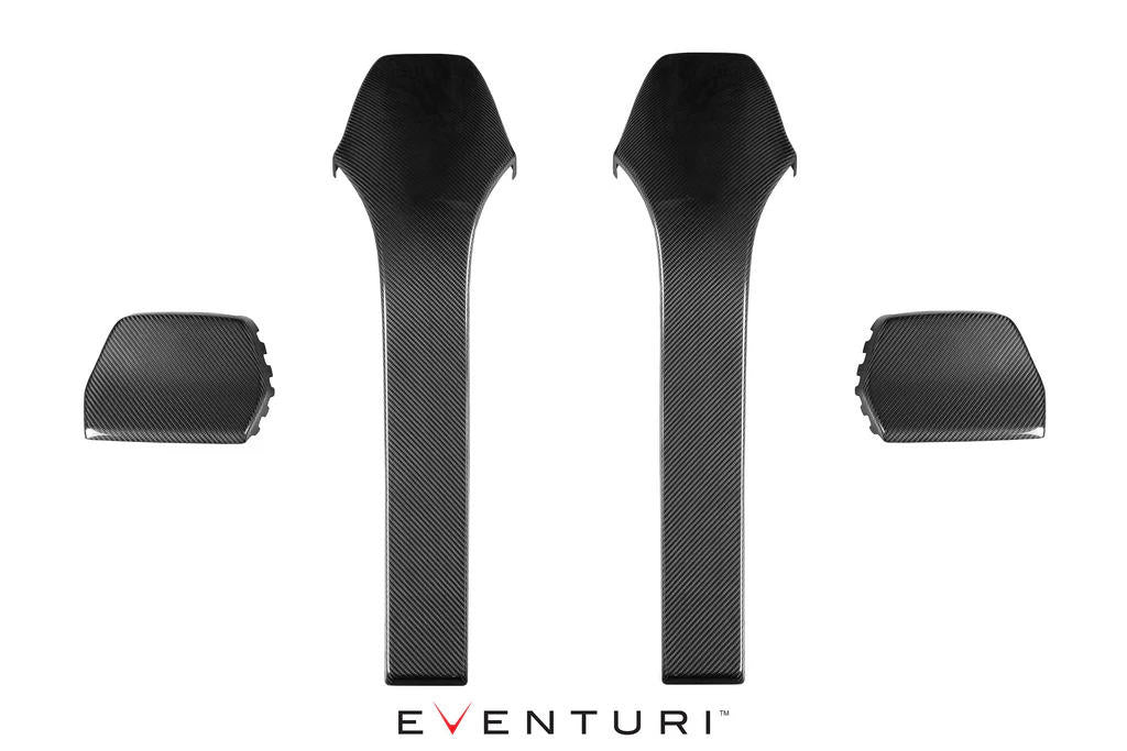 Eventuri F8X M3 M4 Black Carbon Seat Back Covers - EVE-F8XM-CF-SBC