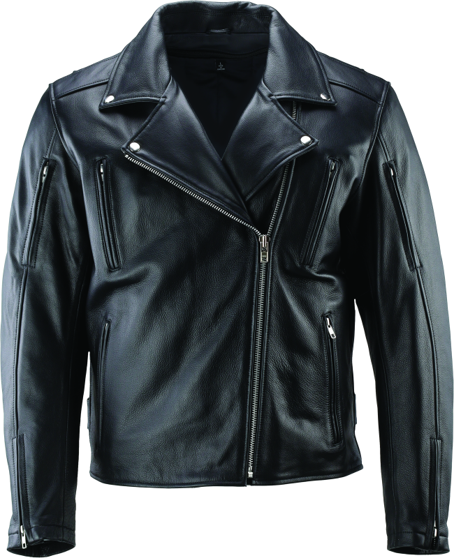 Kuryakyn By River Road Ironclad Classic Leather Jacket Black - Medium