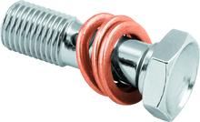 Load image into Gallery viewer, Twin Power Chrome Brake Fitting 3/8-24 Double Banjo Bolt