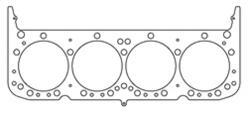 Cometic Chevy Gen-1 Small Block V8 .040in MLS Cylinder Head Gasket - 4.100in Bore - Round Bore