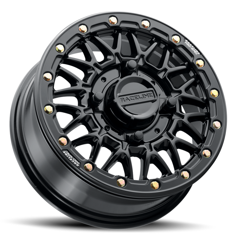 Raceline A15 Omega 15x7in / 4x137 BP / 38mm Offset / 110.18mm Bore - Gloss Black