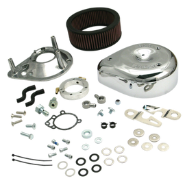 S&S Cycle 2007+ XL Sportster Models w/ Stock EFI Teardrop Air Cleaner Kit - Chrome