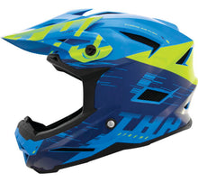 Load image into Gallery viewer, THH Helmets T-42 BMX Xtreme  Blue/Yellow Youth - Small