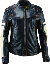 Load image into Gallery viewer, Kuryakyn By River Road Dame Vintage Leather Jacket Black Womens - 2XL
