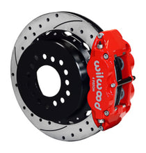 Load image into Gallery viewer, Wilwood Narrow Superlite 4R Rear Kit 14in Drilled Red G-Body W/ 2.62in Axle Offset