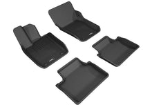 Load image into Gallery viewer, 3D MAXpider 2017-2019 Porsche Panamera Kagu 1st &amp; 2nd Row Floormats - Black