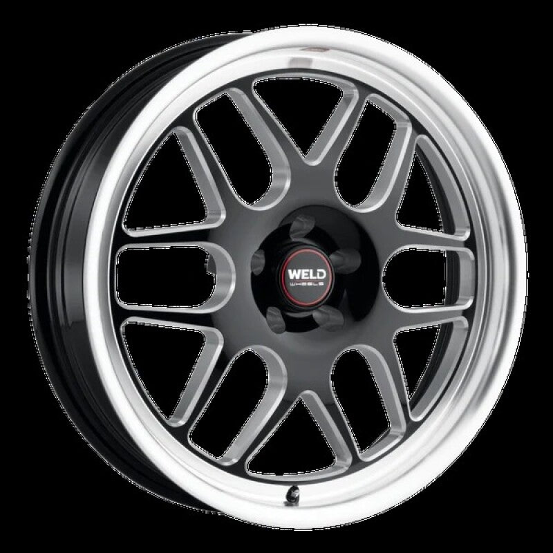 Weld Solana Drag 20x5 / 6x135 BP / ET-19 / 87.1mm Bore - Gloss Black MIL DIA Wheel