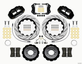 Wilwood Narrow Superlite 6R Front Hat Kit 14.00in Drilled 2013-Up Ford Focus ST w/ Lines