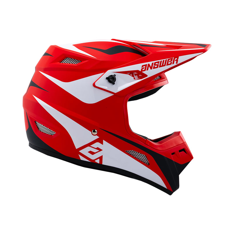 Answer 26 AR1 Mototown Helmet Glossy Red/White/Grey/Black - Small