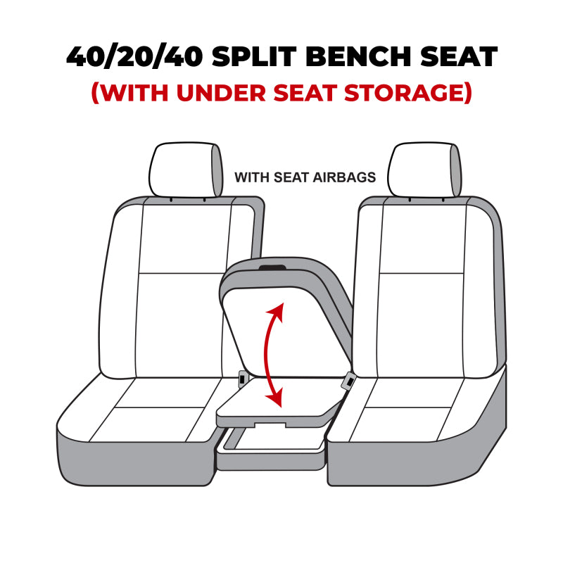 Covercraft 11-12 Dodge Ram Carhartt Super Dux SeatSaver Custom Front Row Seat Covers - Black