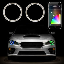 Load image into Gallery viewer, XK Glow 2x120mm - RGB Switchback Halo Million Color XKCHROME Smartphone App Controlled Kit