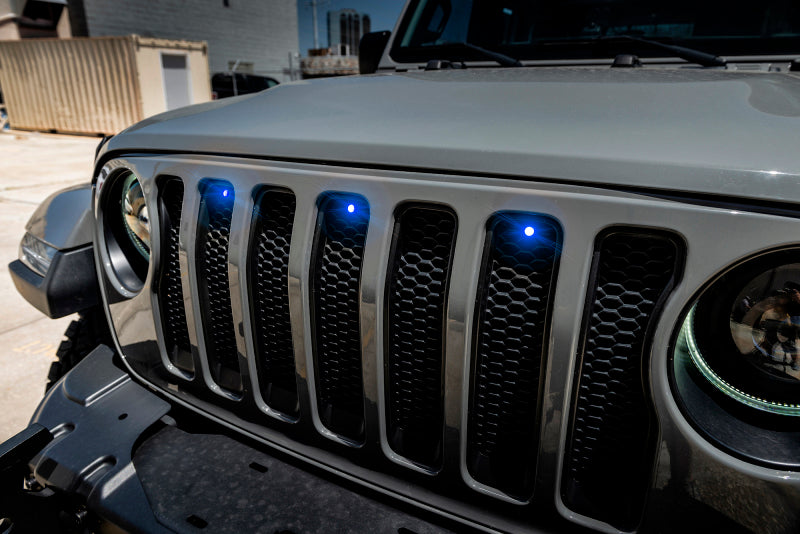 Oracle Pre-Runner Style LED Grille Kit for Jeep Wrangler JL - Blue NO RETURNS