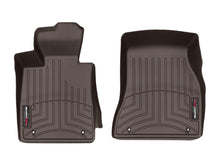 Load image into Gallery viewer, WeatherTech 2017+ BMW 5-Series Front FloorLiner - Cocoa (xDrive Only - Does Not Fit RWD)
