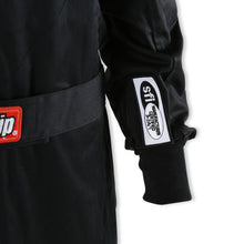 Load image into Gallery viewer, RaceQuip Black Chevron-1 Suit - SFI-1 Medium