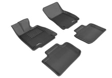 Load image into Gallery viewer, 3D MAXpider 2014-2020 Lexus IS Kagu 1st &amp; 2nd Row Floormats - Black