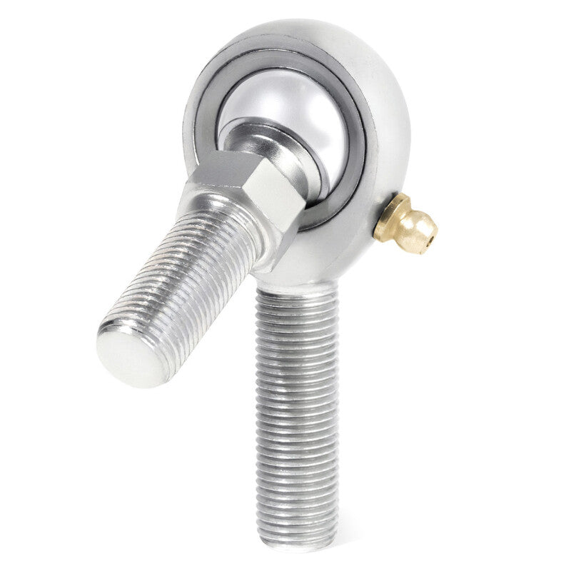QA1 K Series 3-Pc Rod End - Male/Right Hand - .19in Bore x 1-1/4-28 w/Stud & Zerk - Carbon Steel