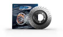 Load image into Gallery viewer, SHW 2008 Porsche Boxster Limited 2.7L Right Front Cross-Drilled Monobloc Brake Rotor (98735140201)