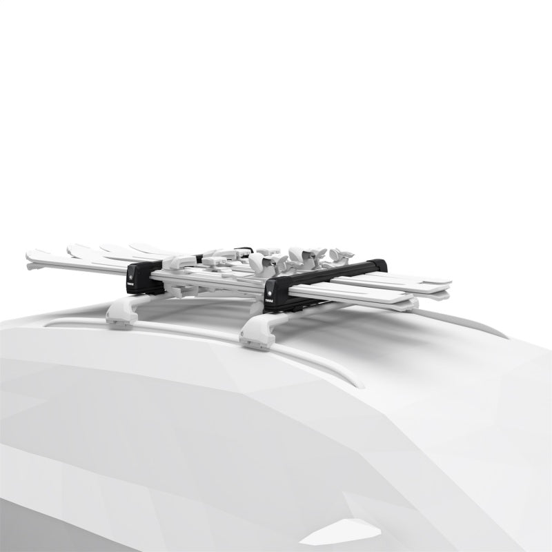 Thule SnowPack Extender Slide-out Ski/Snowboard Rack (Up to 6 Pair Skis/4 Snowboards) - Black