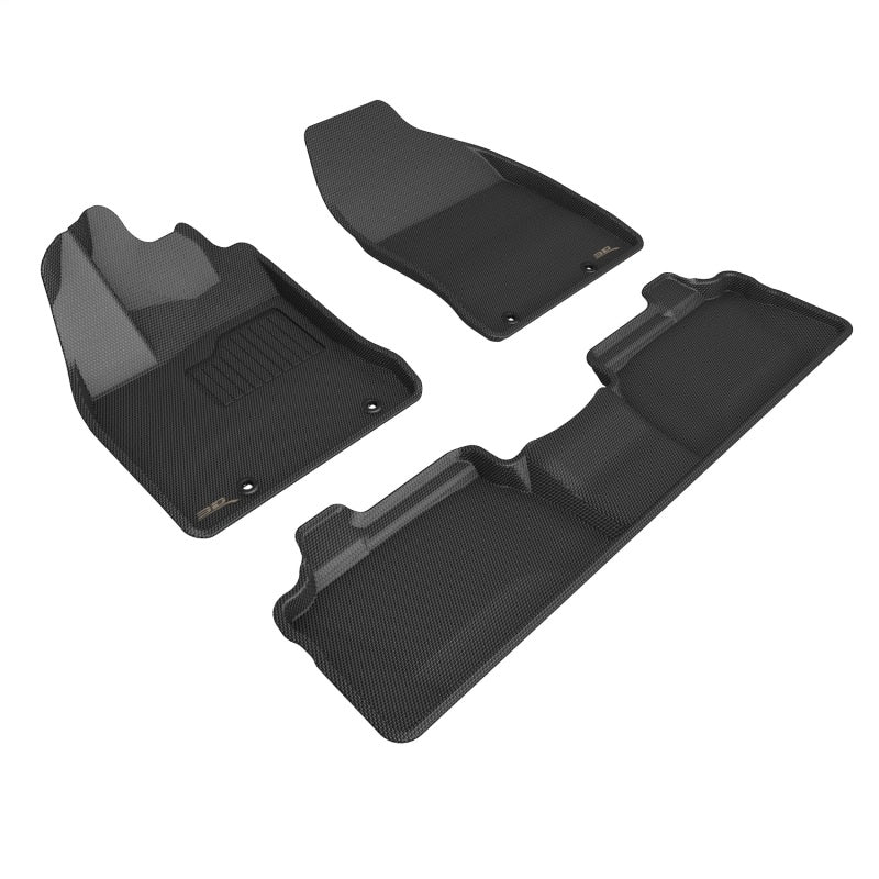 3D MAXpider 2011-2017 Lexus CT Hybrid Kagu 1st & 2nd Row Floormats - Black